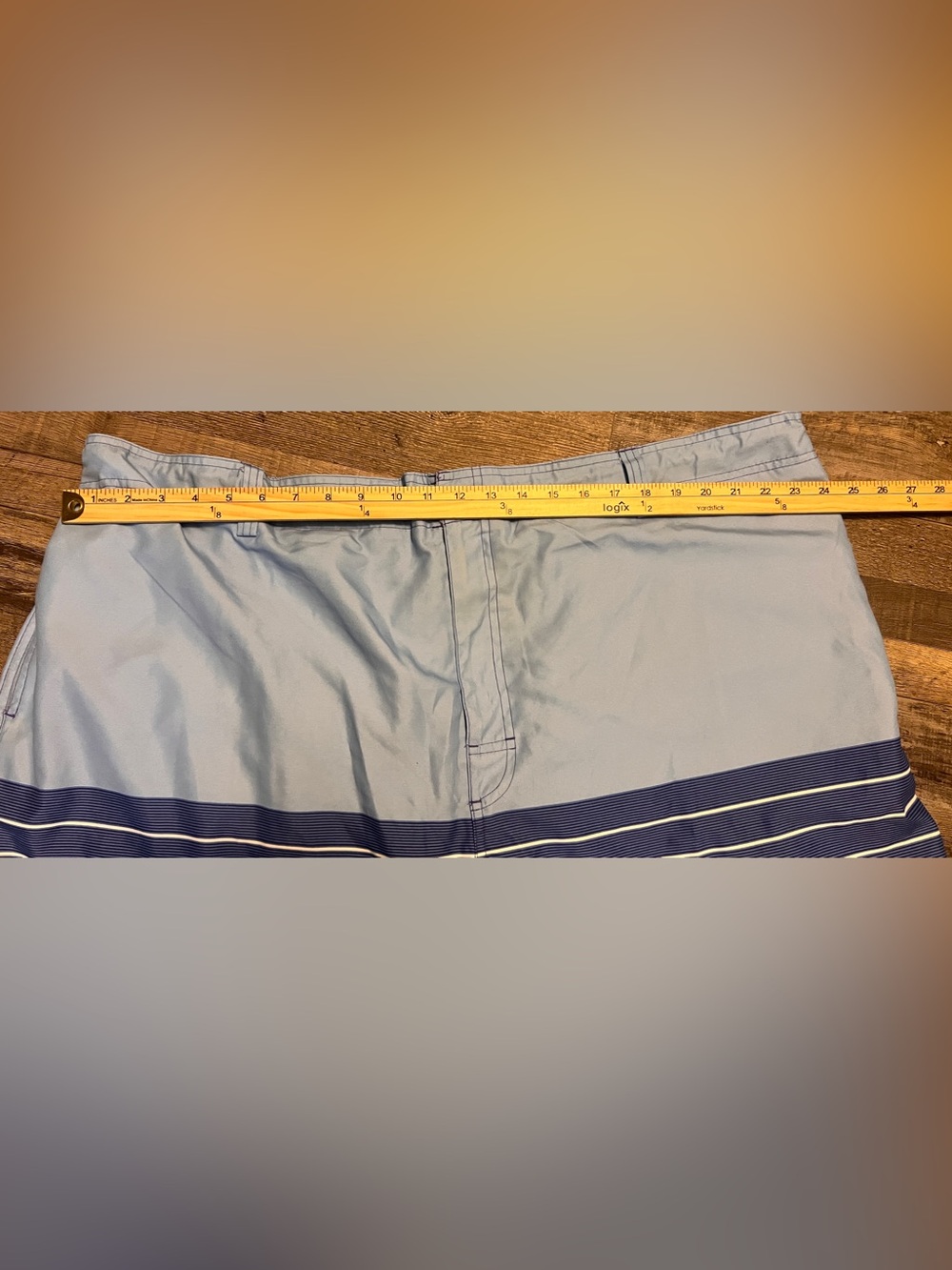 Men's Rochester Blue Big & Tall Swim Trunks ~Size 3X - Picture 4 of 5